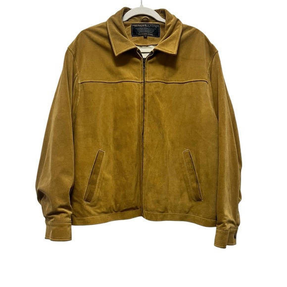 Suede Leather coat. Coronado Leatherware. Men’s size 46. Brown. Vintage